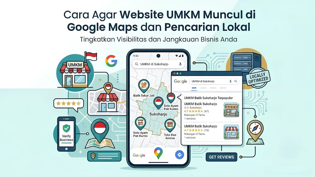 Cara Agar Website UMKM Muncul di Google Maps dan Pencarian Lokal