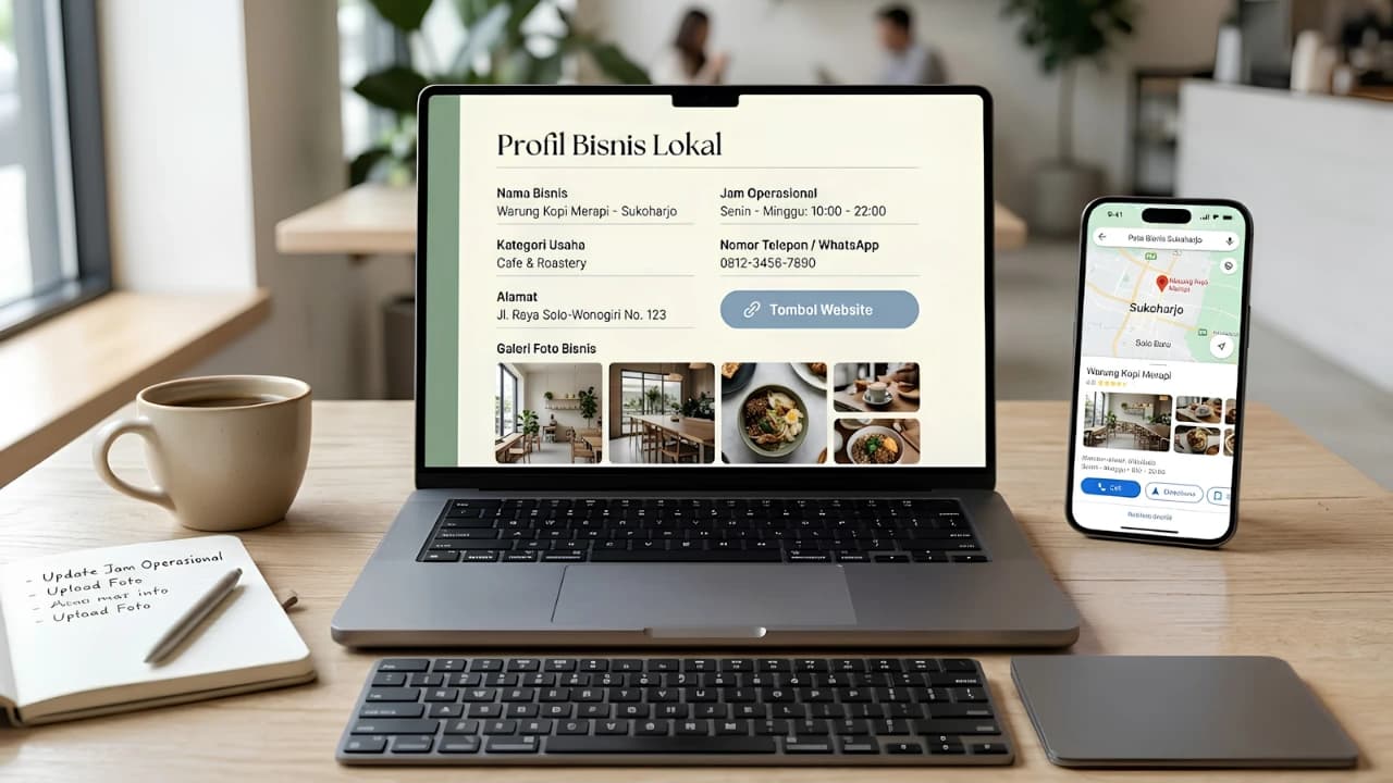 Google Business Profile untuk UMKM Sukoharjo: Panduan Lengkap agar Mudah Ditemukan Pelanggan