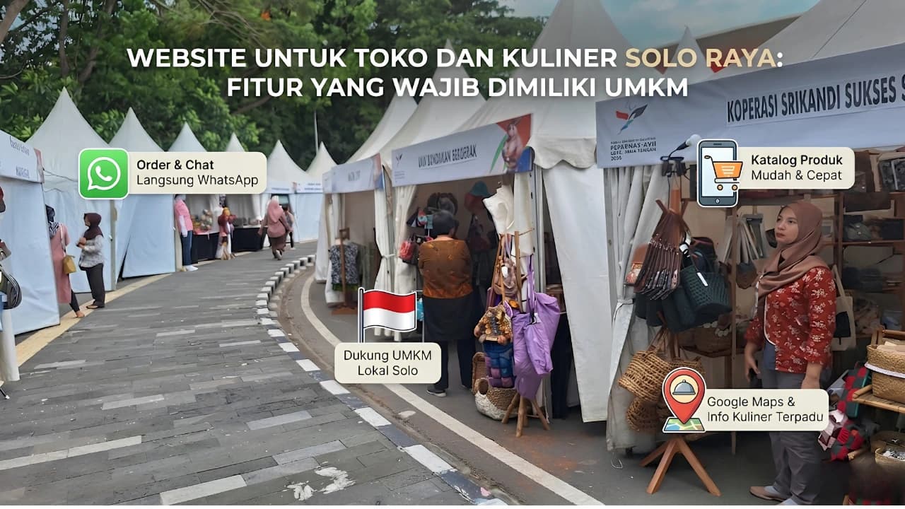 Website untuk Toko dan Kuliner Solo Raya: Fitur yang Wajib Dimiliki UMKM